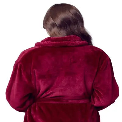 Peignoir ultra doux en peluche pour femmes