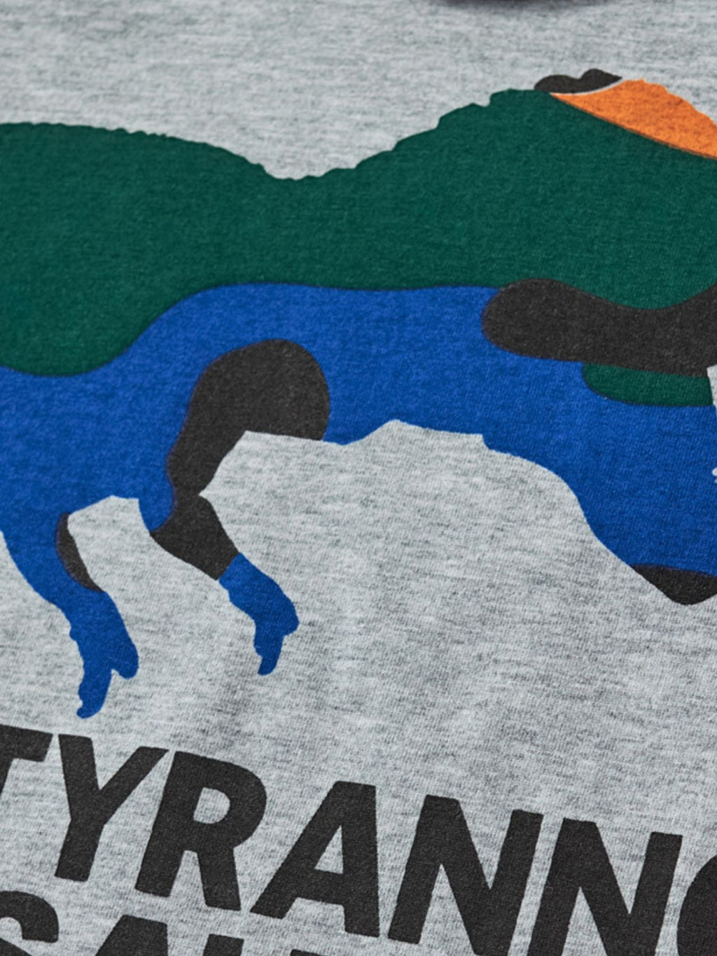 Children's Dinosaur Graphic Crew Neck Short Sleeve T-Shirt