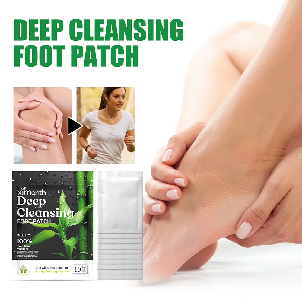 DetoxiPatch™ Natural Foot Patches – Stress Relief &amp; Deep Sleep Herbal Detox for Relaxed Feet Care