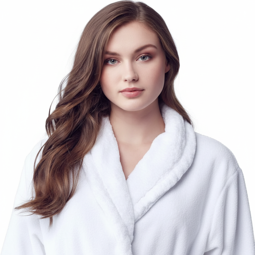 Peignoir ultra doux en peluche pour femmes