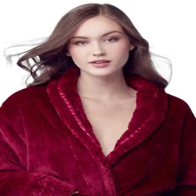 Peignoir ultra doux en peluche pour femmes
