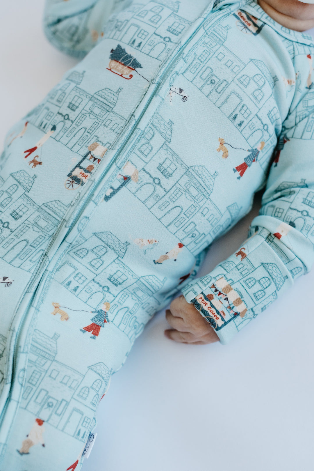 Peek-a-Boo Baby Sleeper Fröhliche kleine Straße