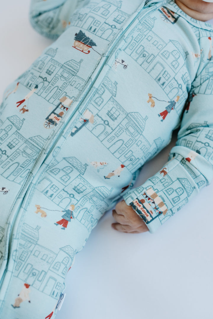Peek-a-Boo Baby Sleeper Fröhliche kleine Straße
