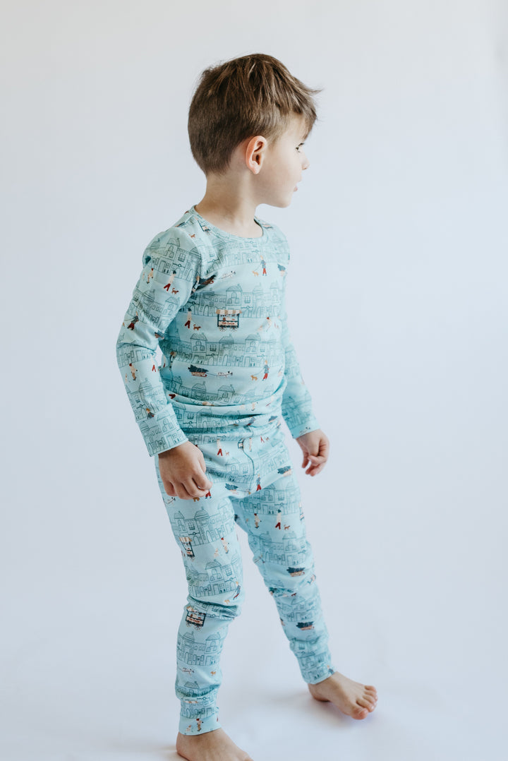 Peek-a-Boo Baby Sleeper Fröhliche kleine Straße