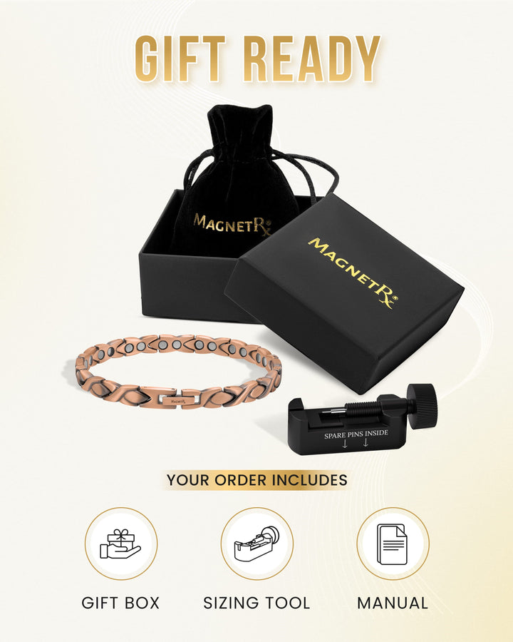 Magnetarmband für Frauen aus Reinkupfer (XO)
