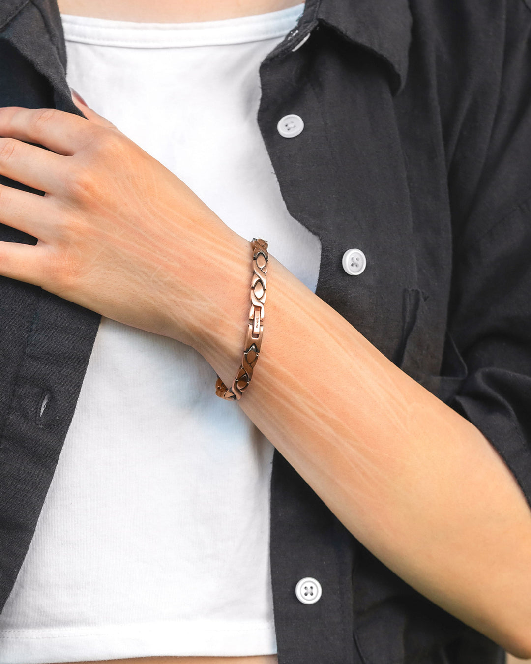 Magnetarmband für Frauen aus Reinkupfer (XO)
