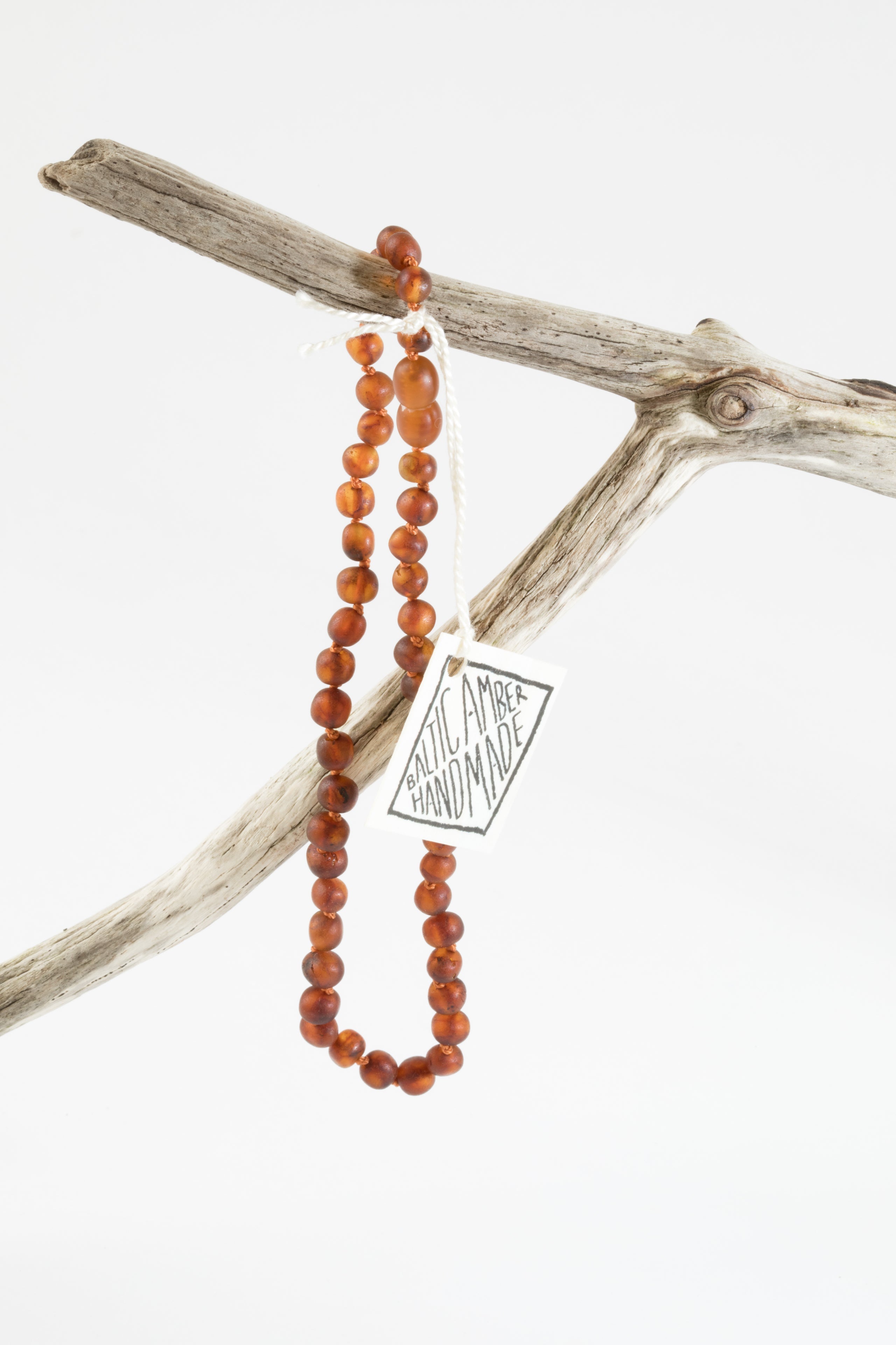 Roh Cognac Baltischer Bernstein || Halskette