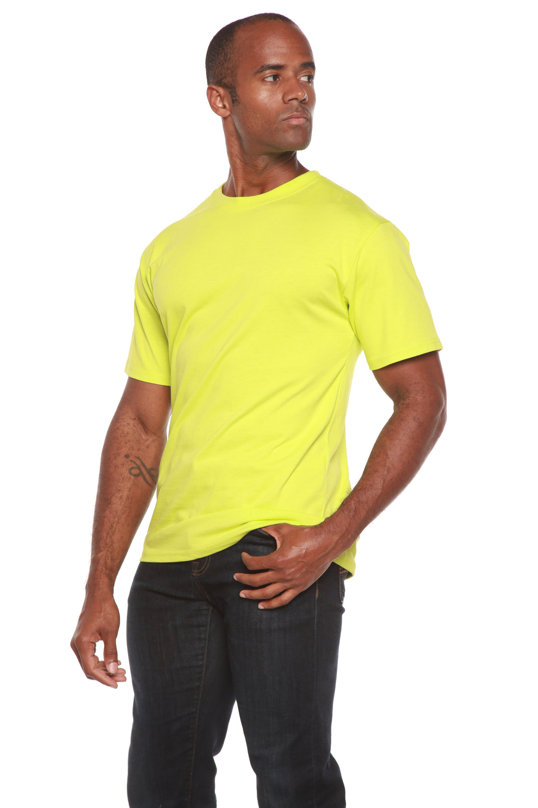 Ausverkauf Herren Bambus Kurzarm T-Shirt - Klassischer Schnitt