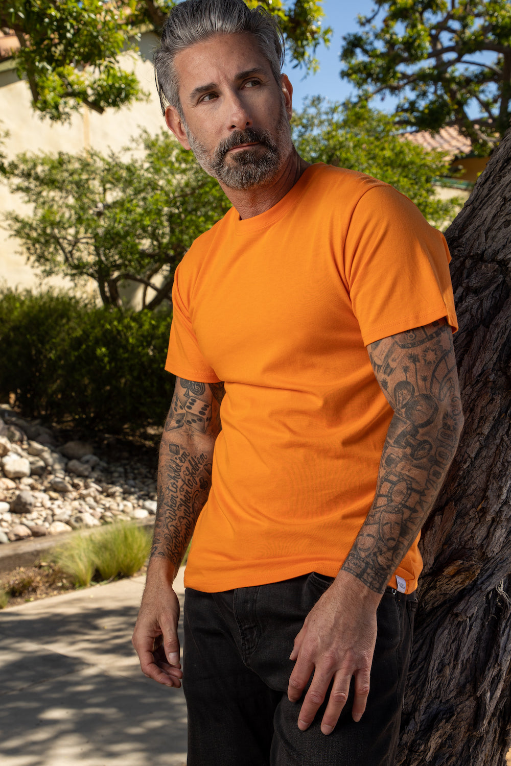 Liquidation : T-shirt à manches courtes en bambou pour hommes - Coupe classique