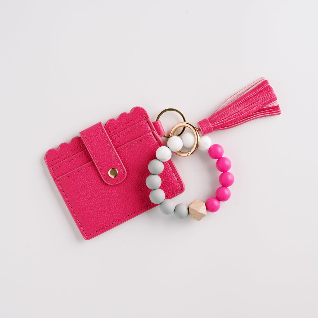 Porte-clés dragonne pour portefeuille